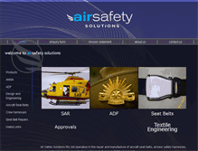 Tablet Screenshot of airsafetysolutions.com.au